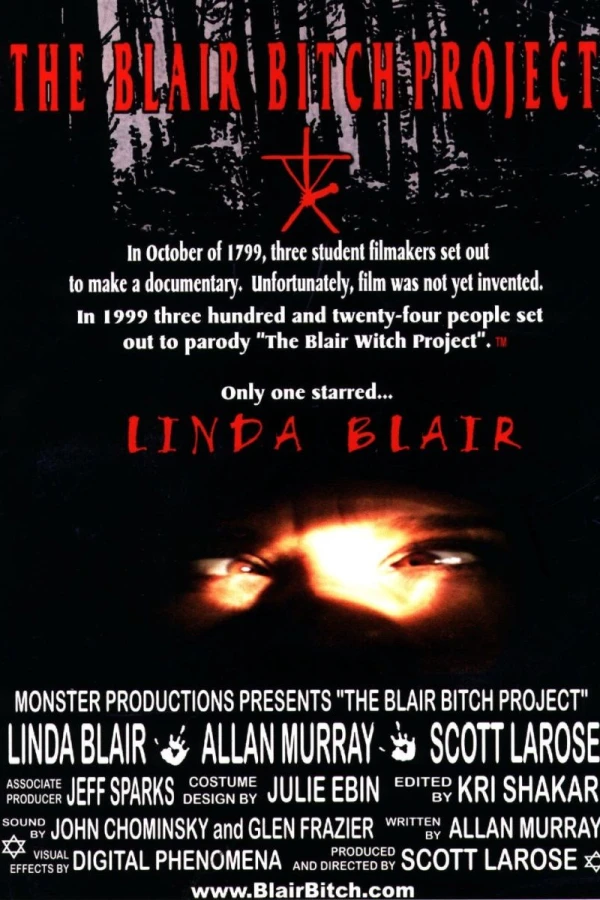 The Blair Bitch Project starring Linda Blair Plakat