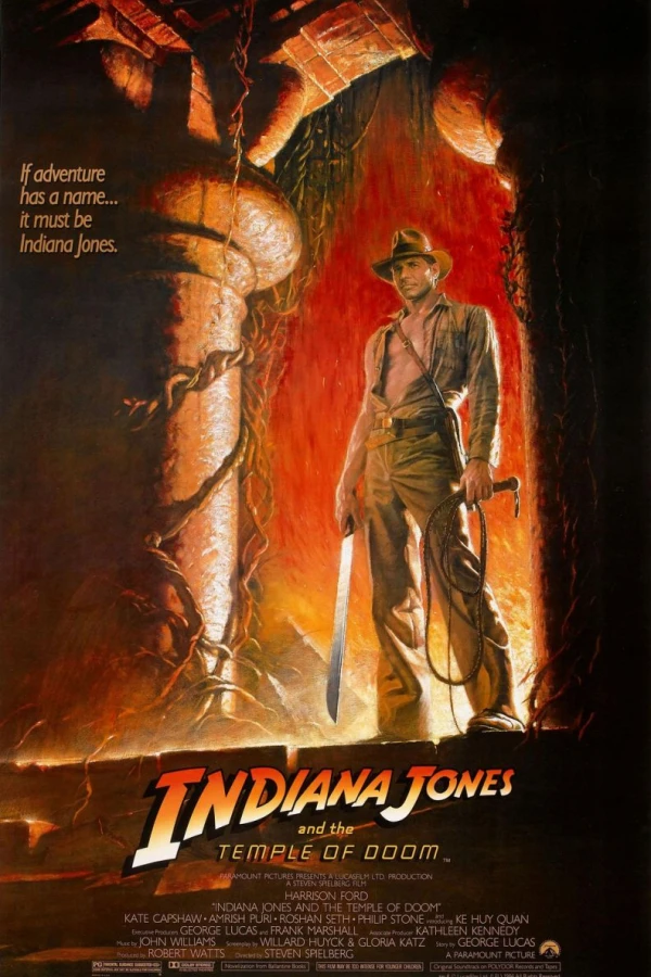 Indiana Jones og templets forbandelse Plakat