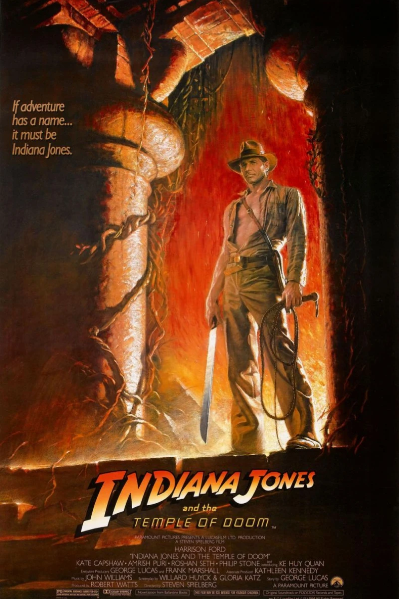 Indiana Jones og templets forbandelse Plakat