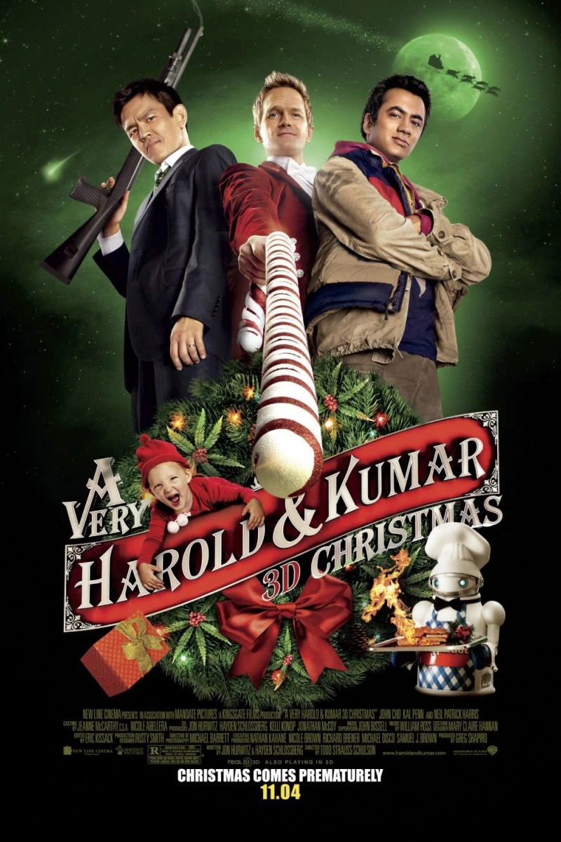 A Very Harold Kumar 3D Christmas Plakat