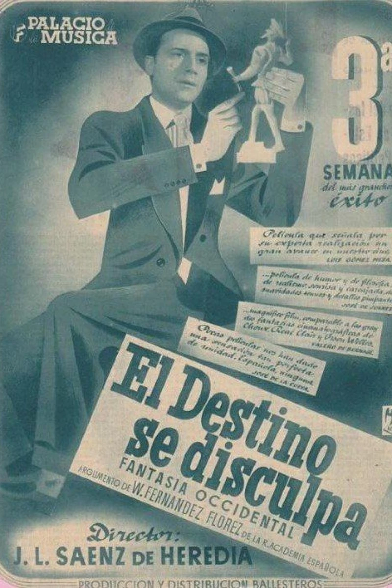 El destino se disculpa Plakat