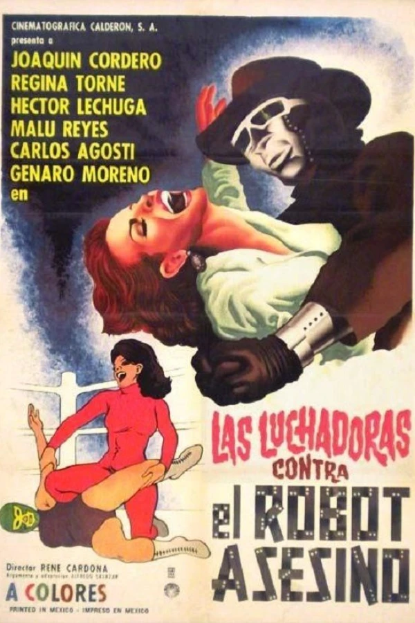 Las luchadoras vs el robot asesino Plakat