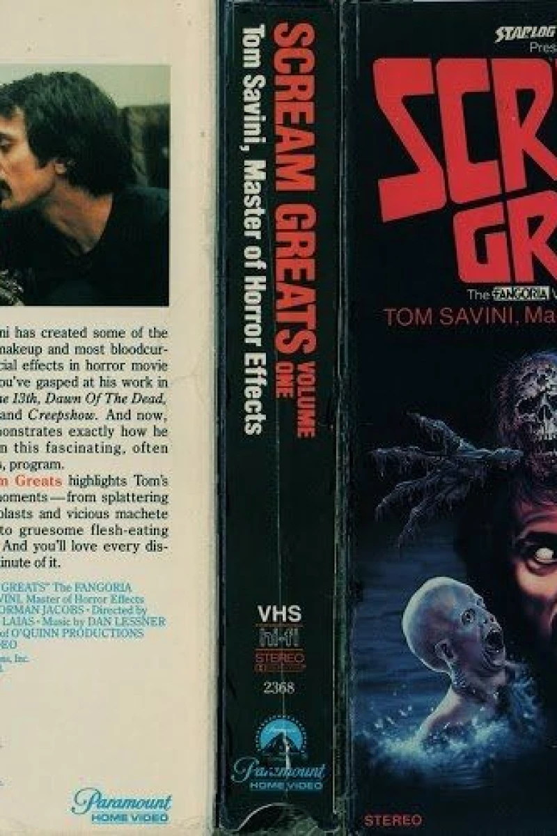 Scream Greats, Vol. 1: Tom Savini, Master of Horror Effects Plakat