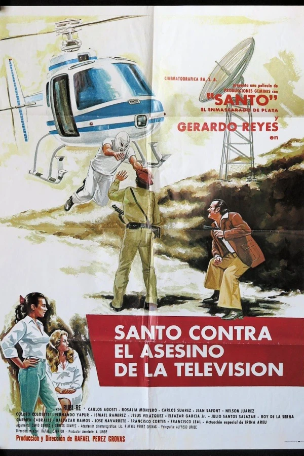 Santo contra el asesino de la T.V. Plakat