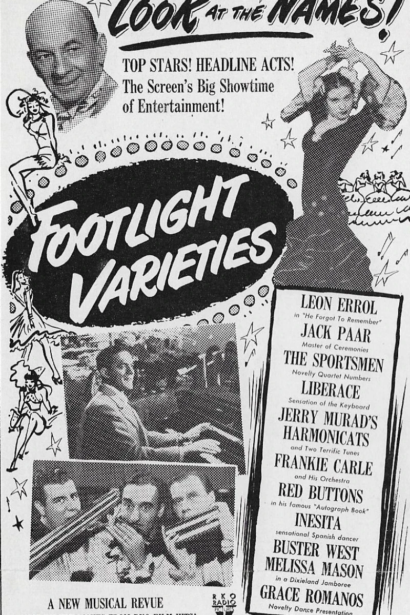 Footlight Varieties Plakat