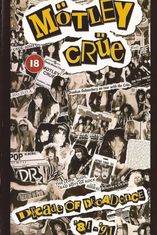 Mötley Crüe: Decade of Decadence '81-'91 Plakat