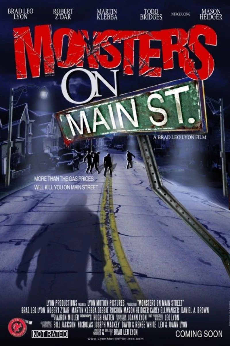 Monsters on Main Street Plakat