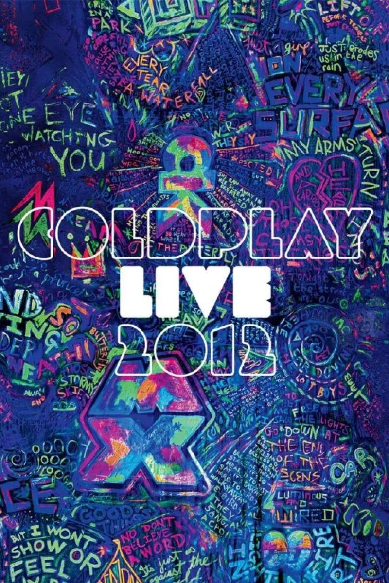 Coldplay Live 2012 Plakat