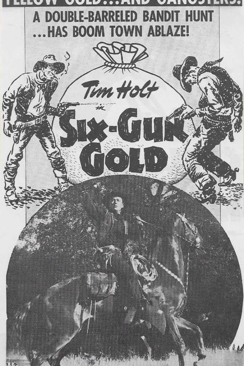 Six-Gun Gold Plakat