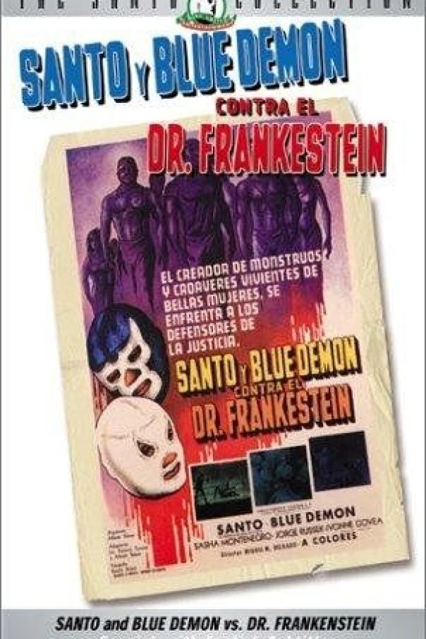 Santo y Blue Demon contra el doctor Frankenstein Plakat