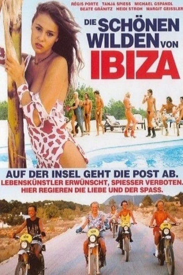 Ung, fræk og smuk på Ibiza Plakat