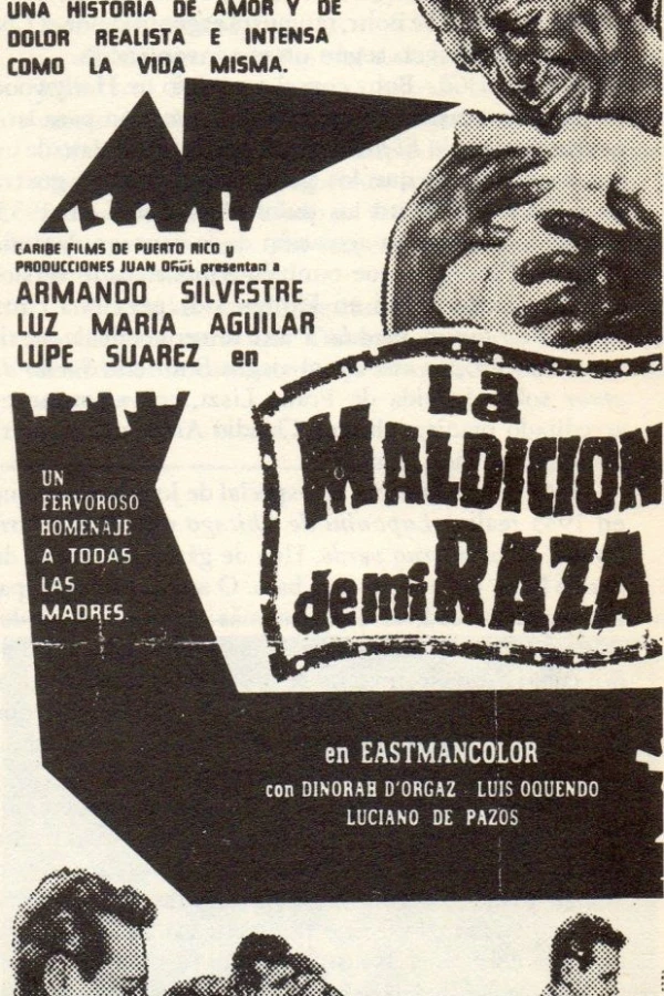 La maldición de mi raza Plakat