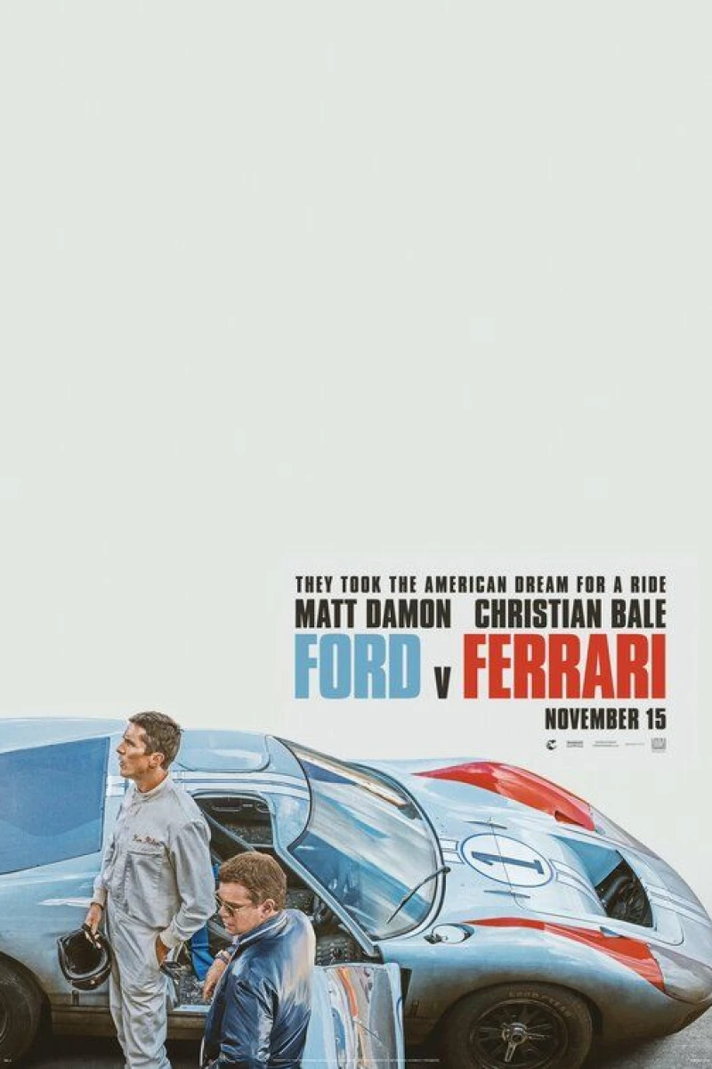 Ford v Ferrari Plakat