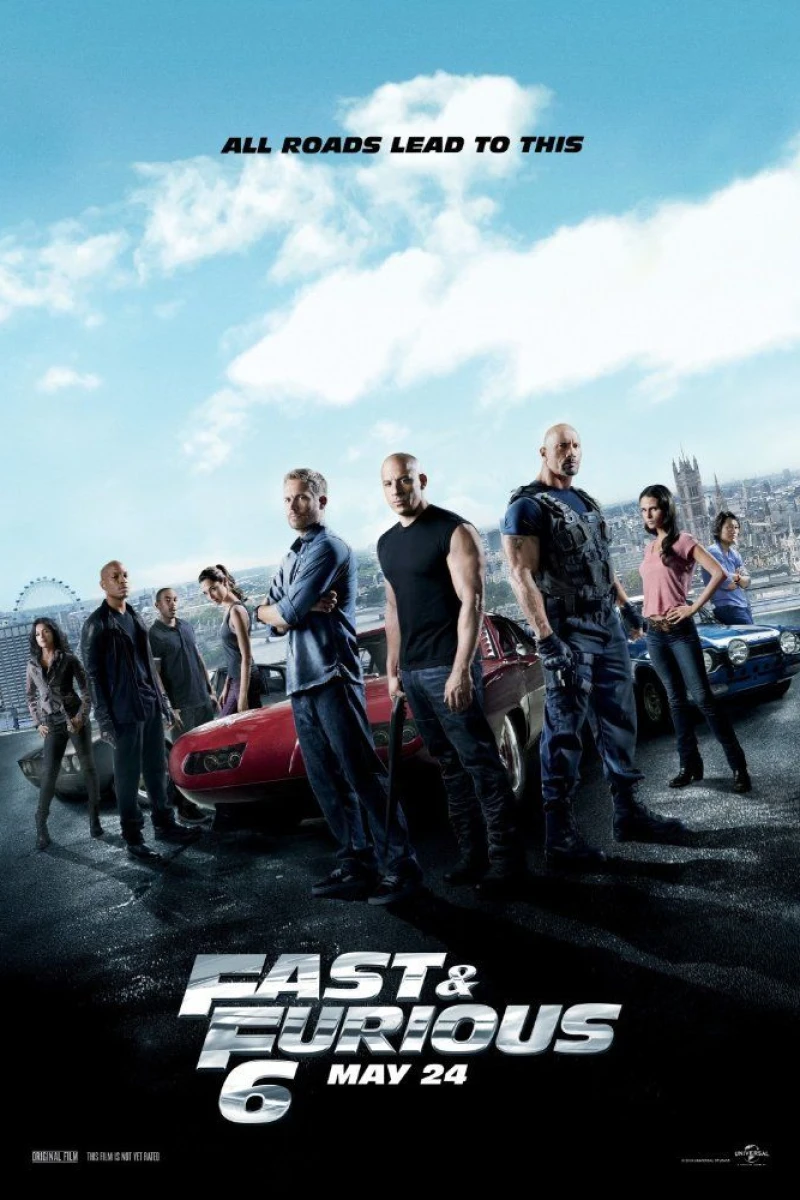 Fast and Furious 6 Plakat