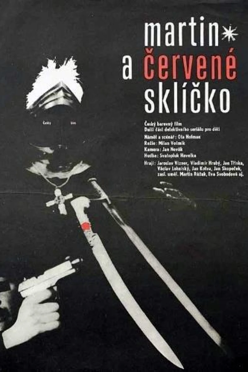 Martin a cervené sklícko Plakat