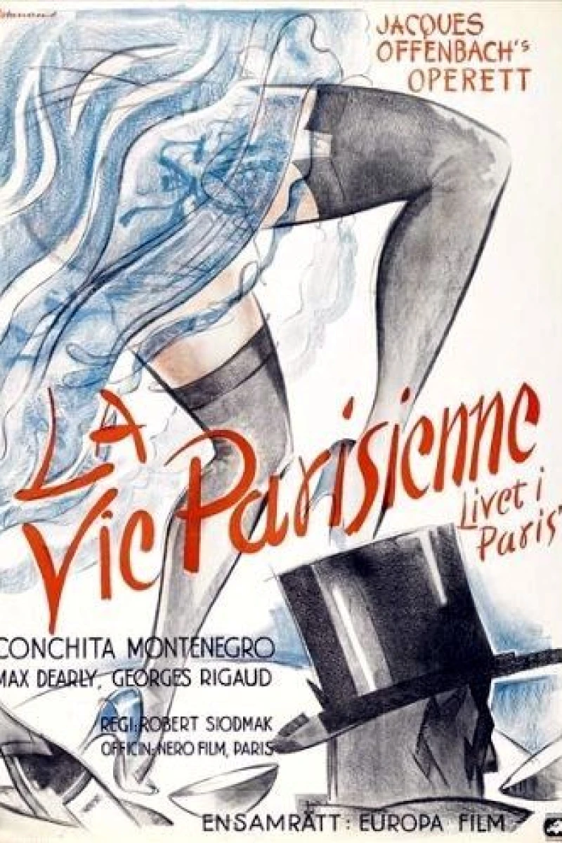 La vie parisienne Plakat