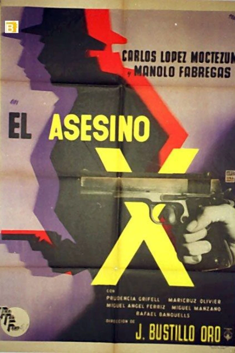 El asesino X Plakat