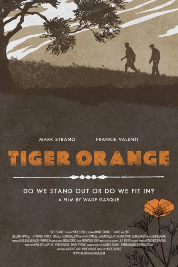 Tiger Orange Plakat