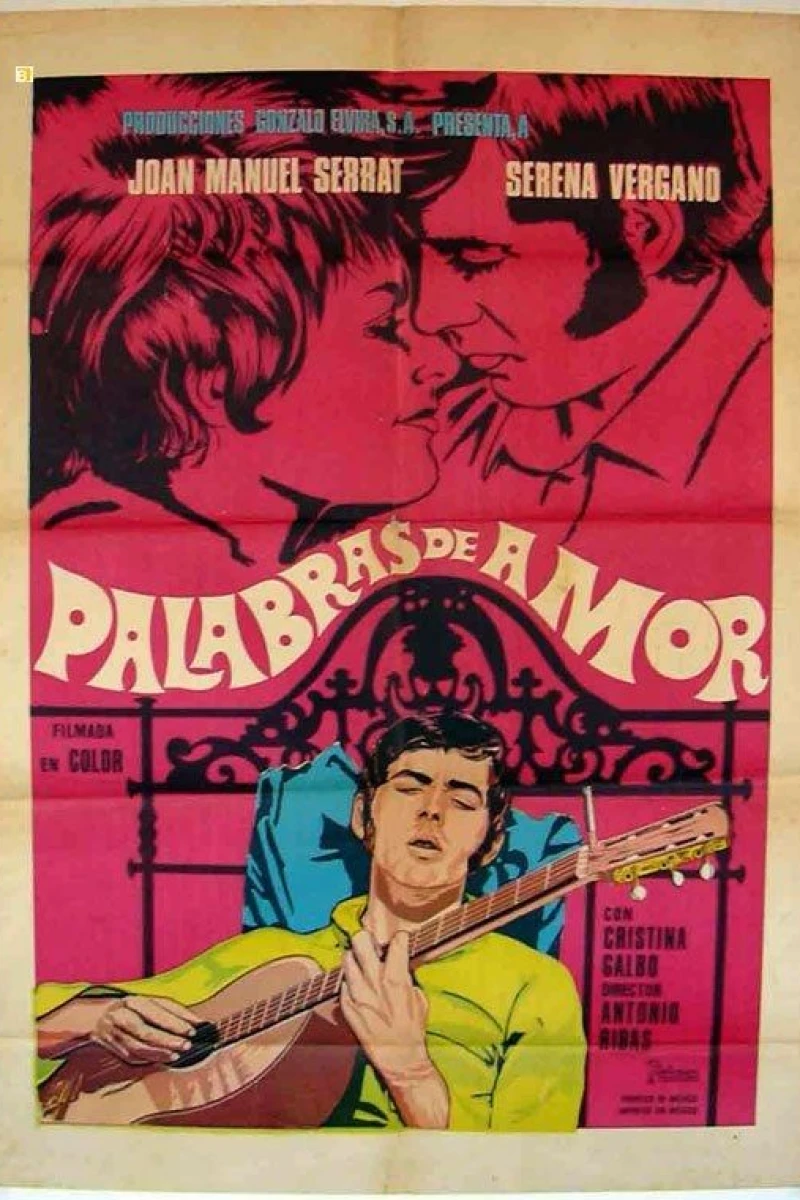 Palabras de amor Plakat