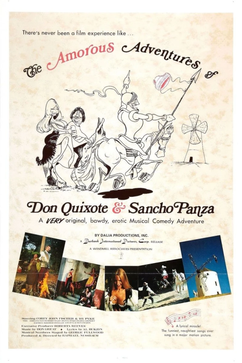 The Amorous Adventures of Don Quixote and Sancho Panza Plakat