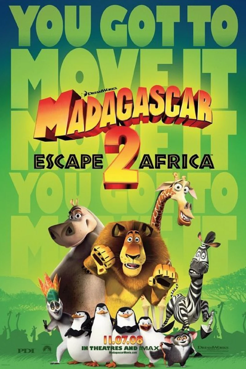 Madagascar: Escape 2 Africa Plakat