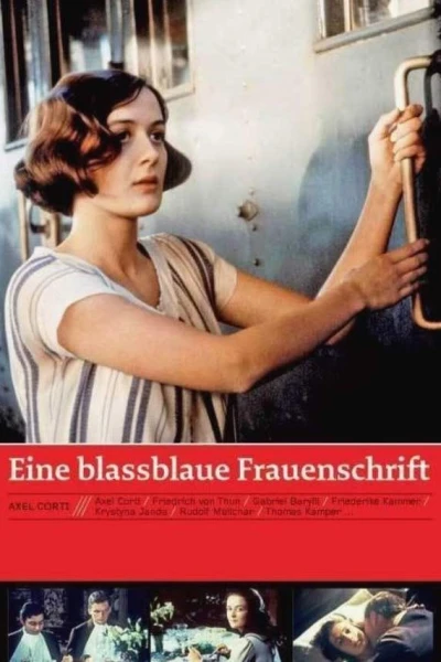 Eine blaßblaue Frauenschrift