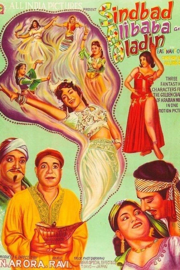 Sindbad Alibaba and Aladdin Plakat