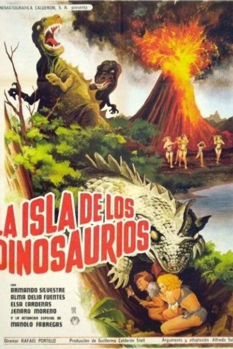 La isla de los dinosaurios Plakat