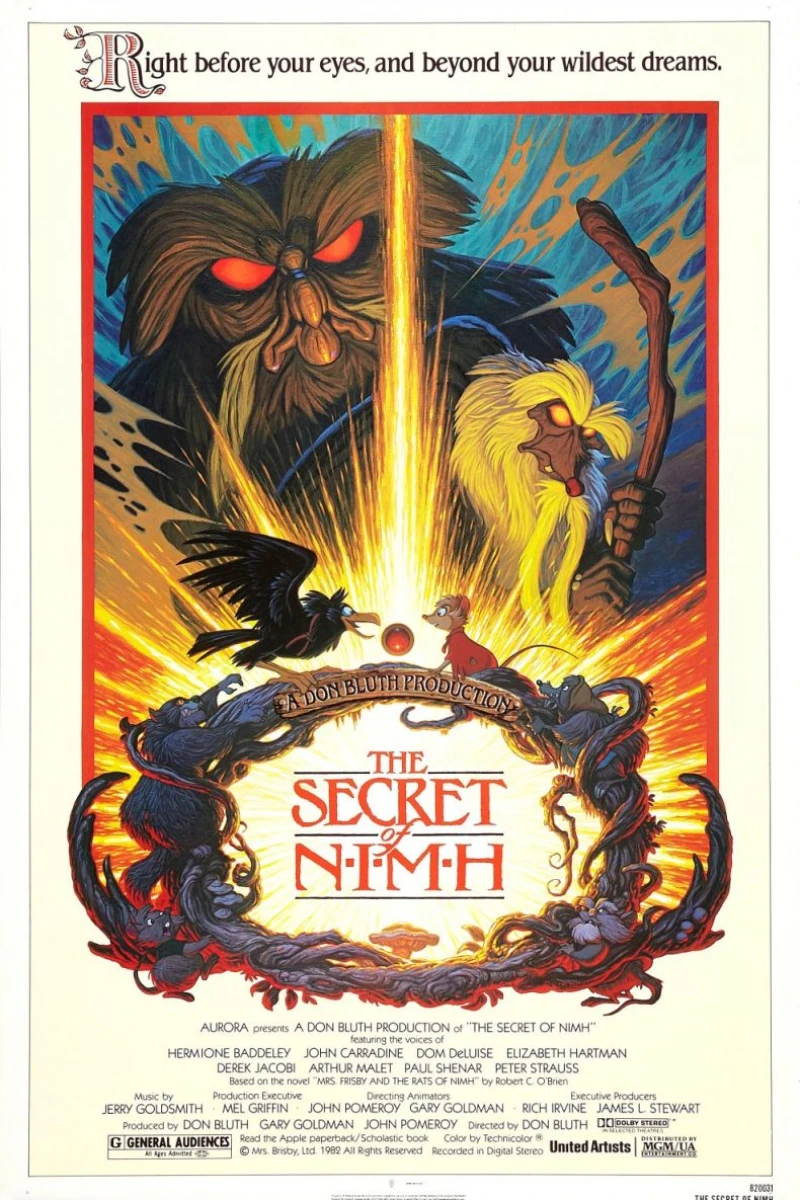 The Secret of NIMH Plakat