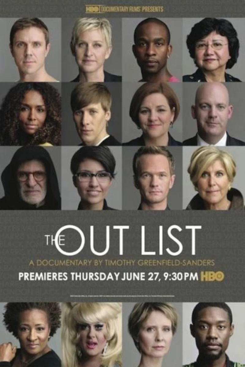 The Out List Plakat