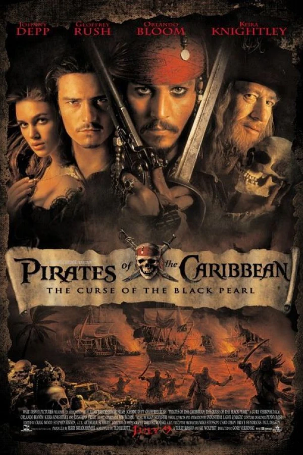 Pirates of the Caribbean: The Curse of the Black Pearl Plakat