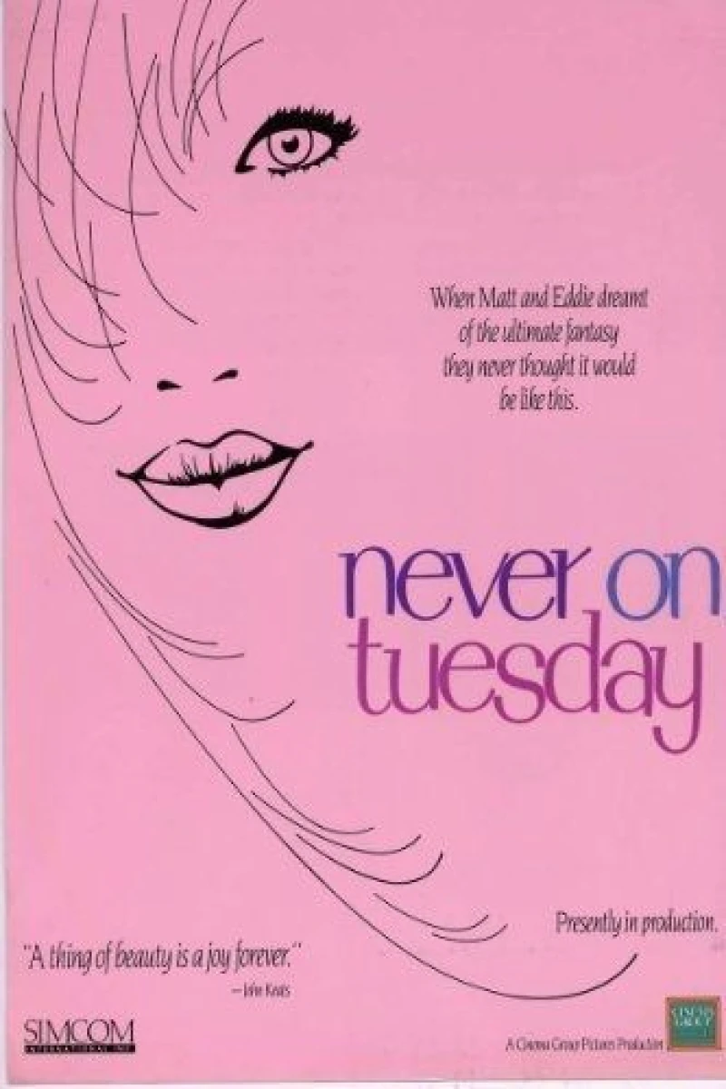 Never on Tuesday Plakat