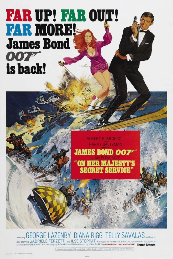 James Bond - I hendes majestæts hemmelige tjeneste Plakat