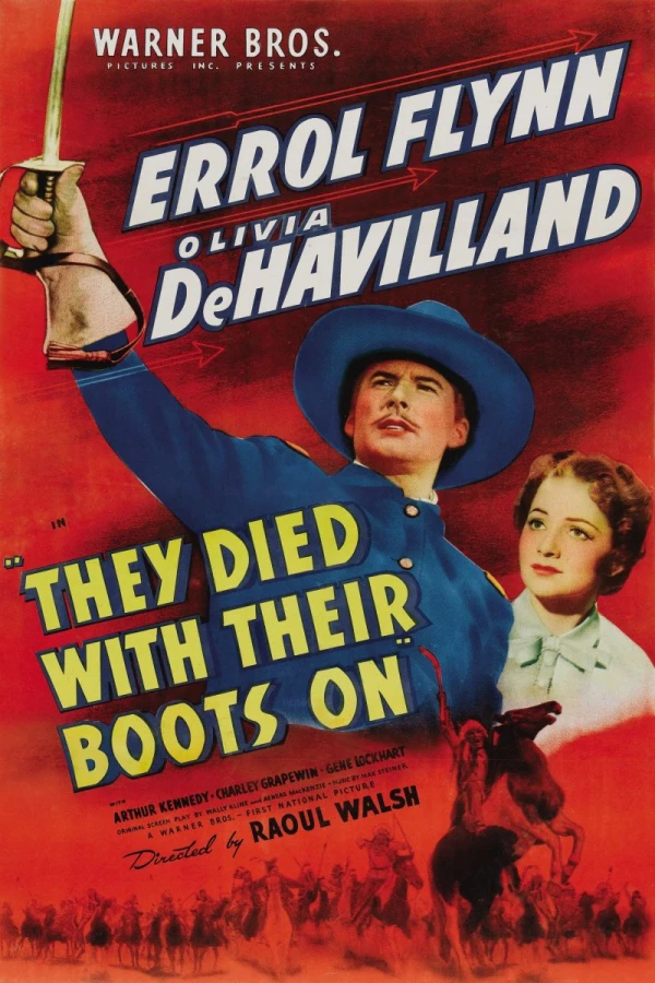 De døde med støvlerne på Plakat