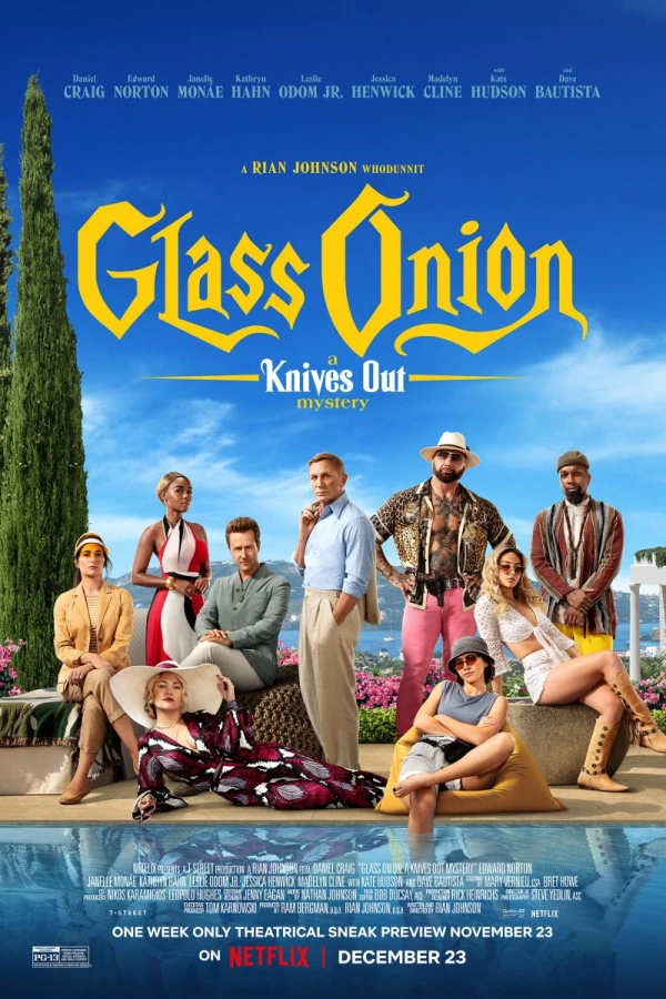 Glass Onion: A Knives Out Mystery Plakat