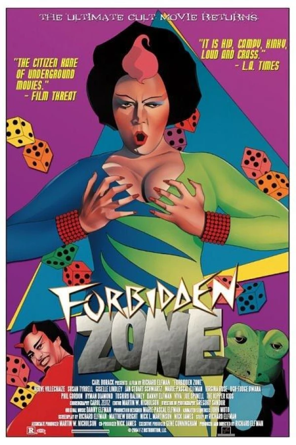 Forbidden Zone Plakat