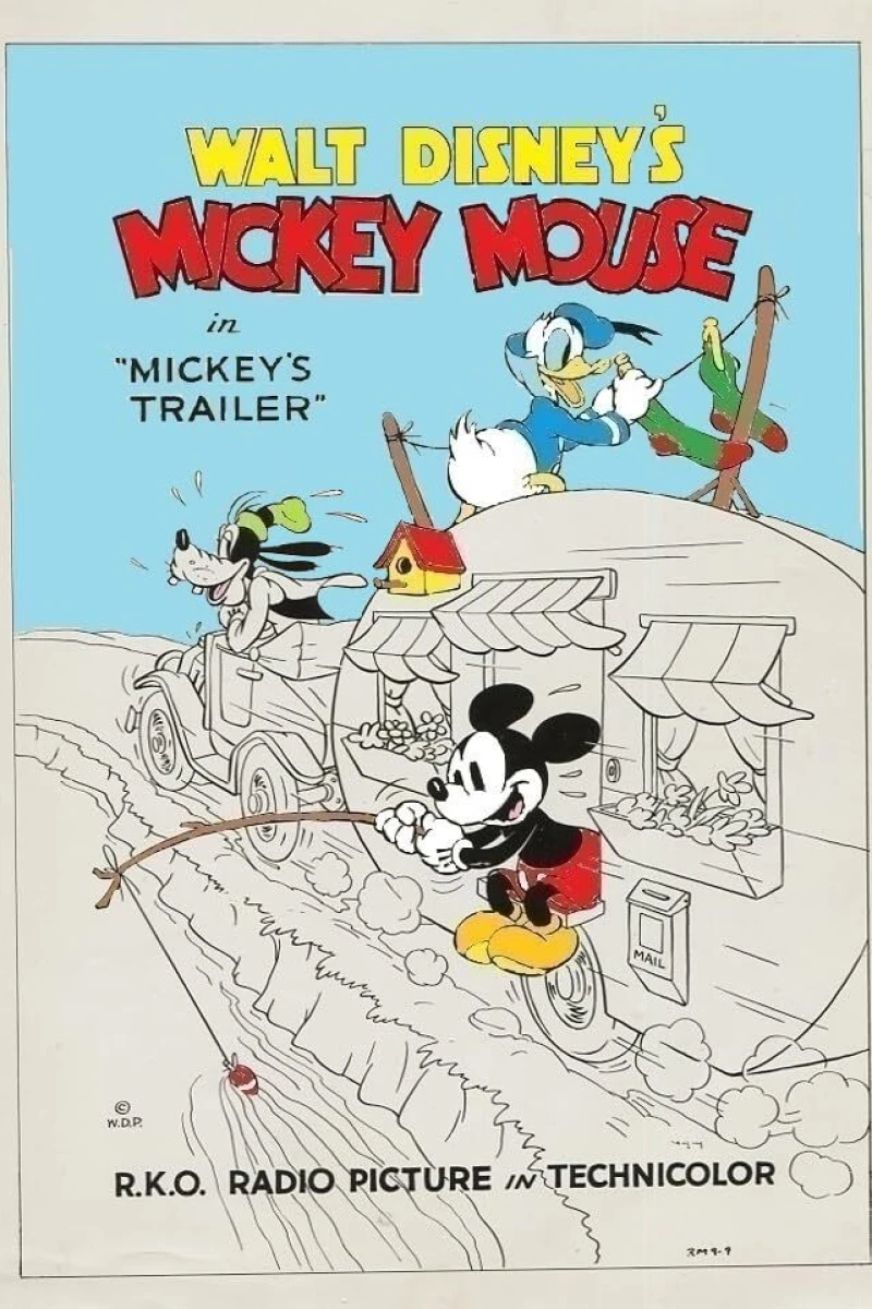 Mickeys ferievogn Plakat