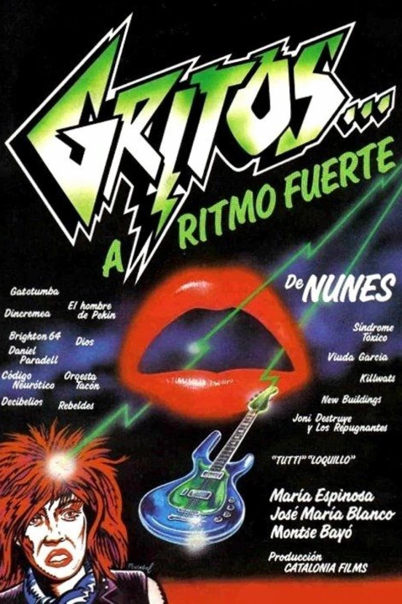 Gritos... a ritmo fuerte Plakat