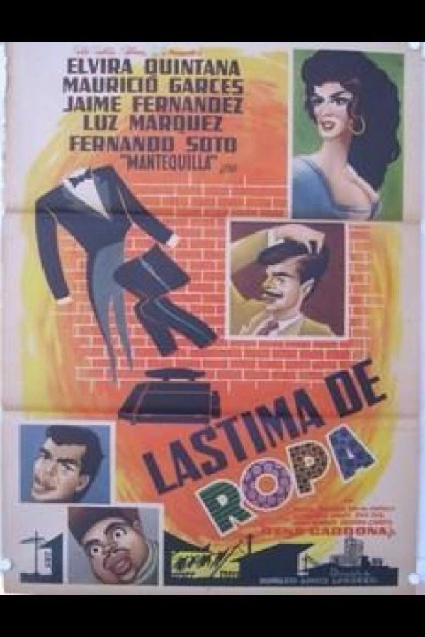 Lástima de ropa Plakat