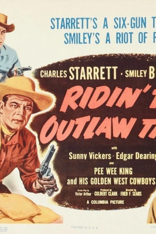 Ridin' the Outlaw Trail Plakat