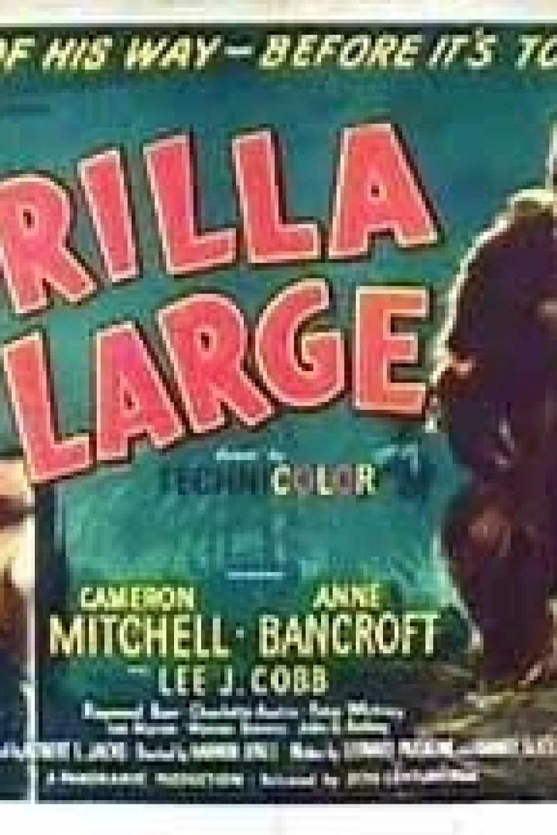 Gorilla at Large Plakat