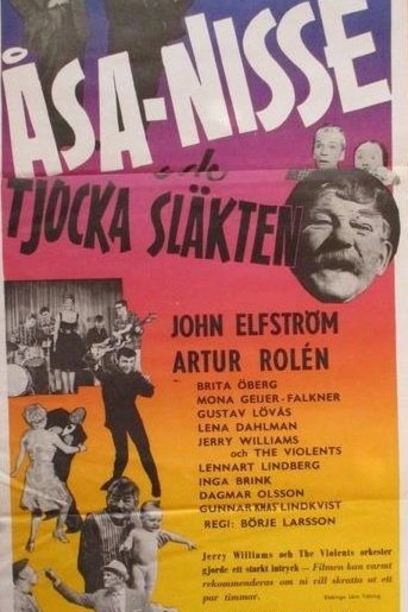 Åsa-Nisse och tjocka släkten Plakat