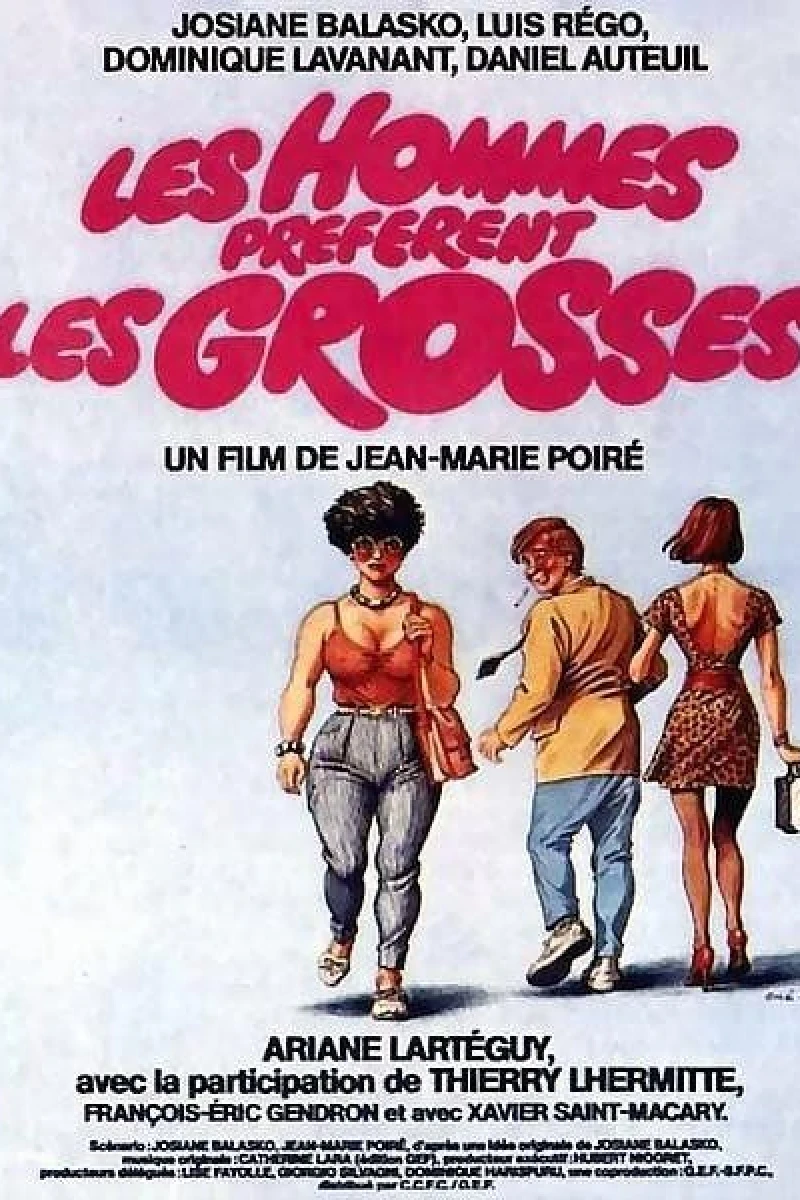 Les hommes préfèrent les grosses Plakat