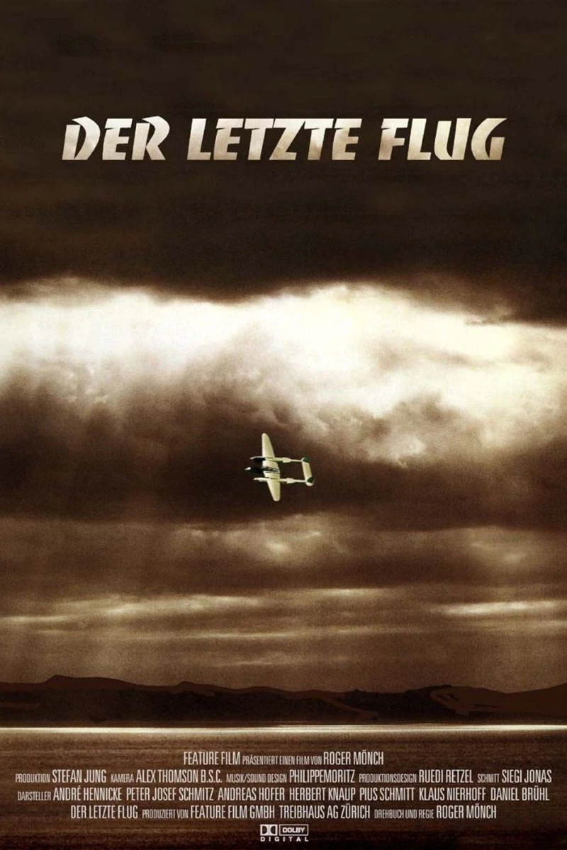 Der letzte Flug Plakat