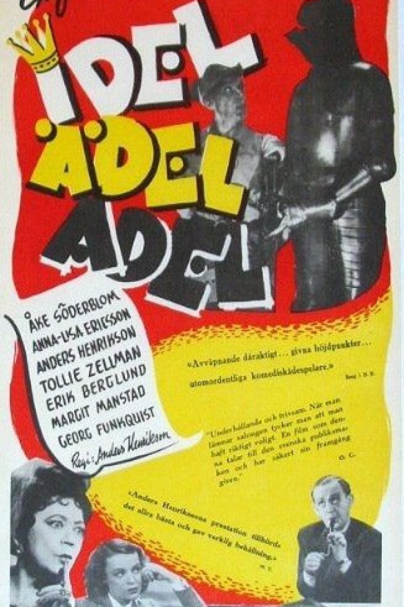 Idel ädel adel Plakat