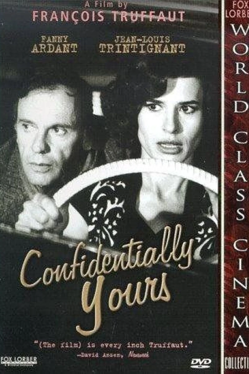 Confidentially Yours Plakat