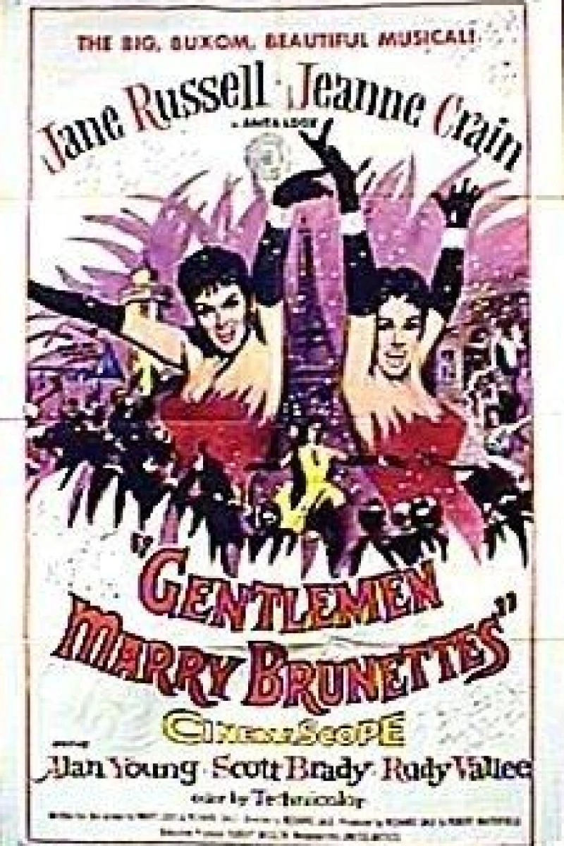 Gentlemen Marry Brunettes Plakat