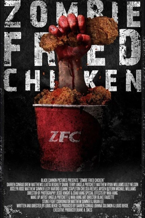 Zombie Fried Chicken Plakat