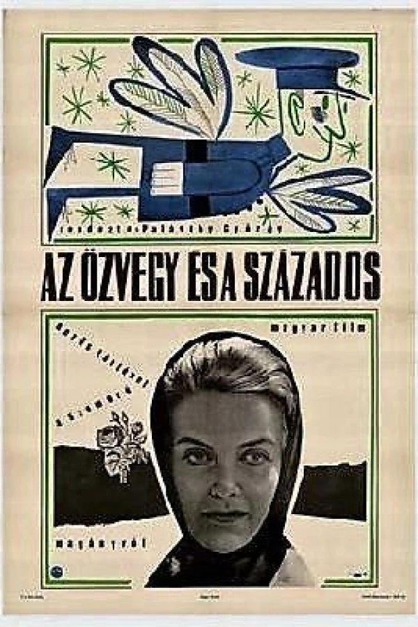 Az özvegy és a százados Plakat