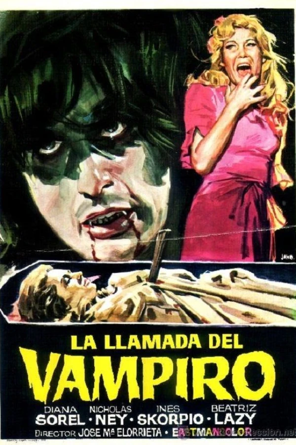 La llamada del vampiro Plakat